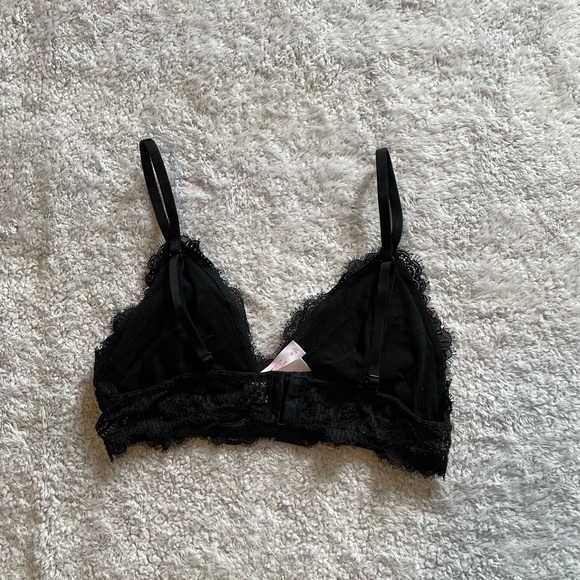 Unlined black bralette - Picture 3 of 6